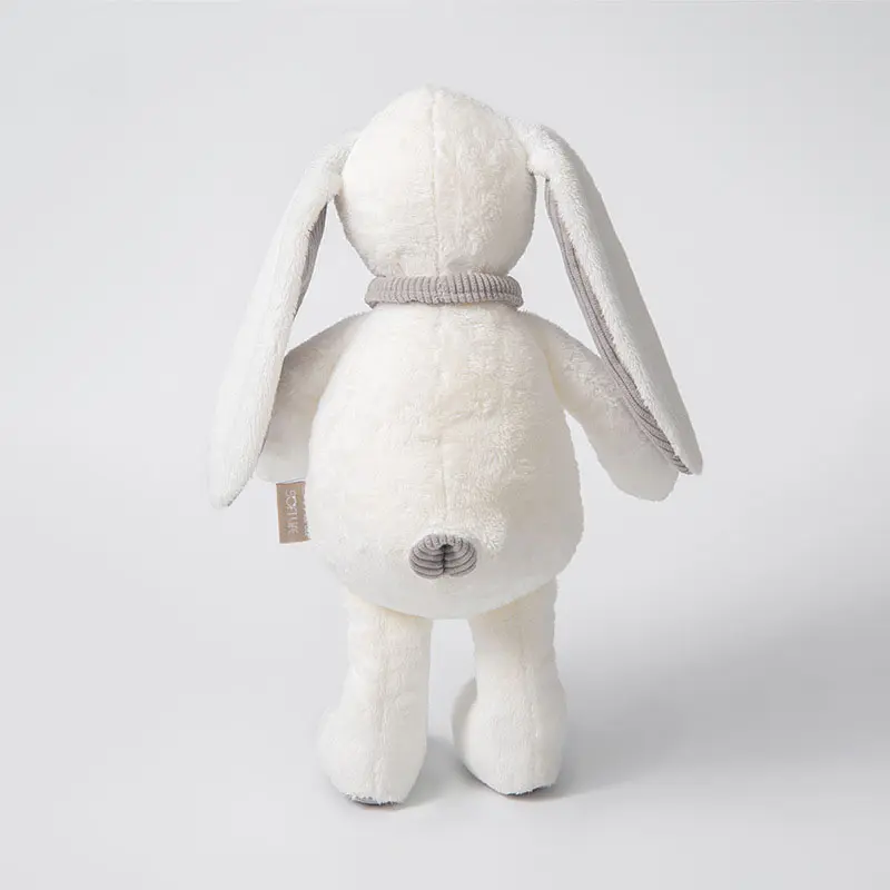 36CM Long Ear Bunny Stuffed Animal, Soft Stuffed Bunny White Rabbit Plush Toys, Sleep Appease Doll for Girls