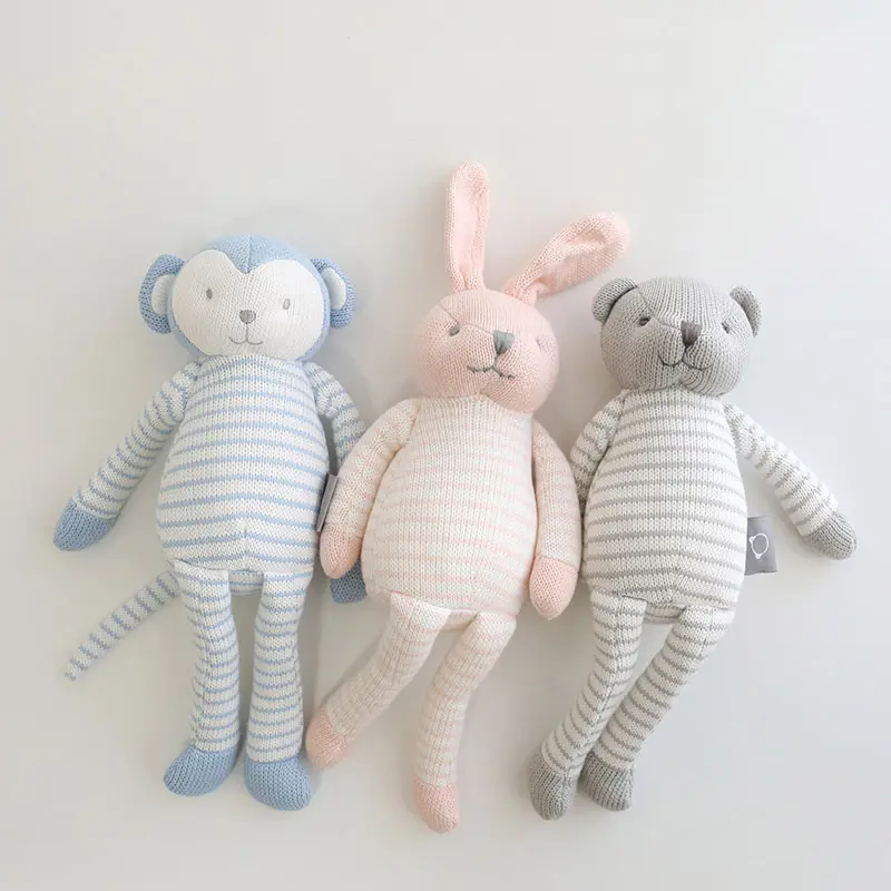35cm Long legs Bear Pink Bunny Monkey Stuffed Animals Baby Appease Toys for Kids Birthday Gifts Sleeping Toy