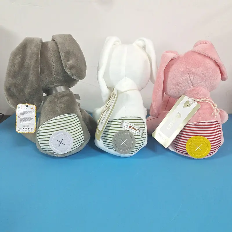 39cm Long Leg Bunny Toys Infant Kids Sleeping Toy Cute Rabbit Animals Bed Stroller Plush Dolls 0-12 Month