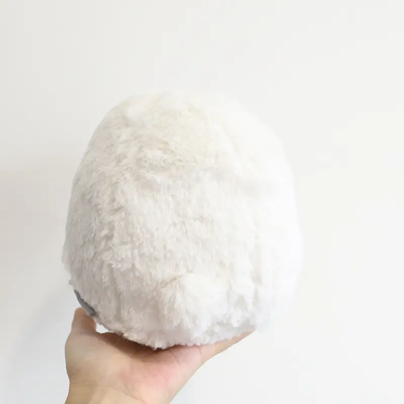 Super Soft Round Shape Plush Fat Sheep Ball Toys Fluffy White Gray Lamb Stuffed Animal Home Room Decoration Friend Birthday Gift