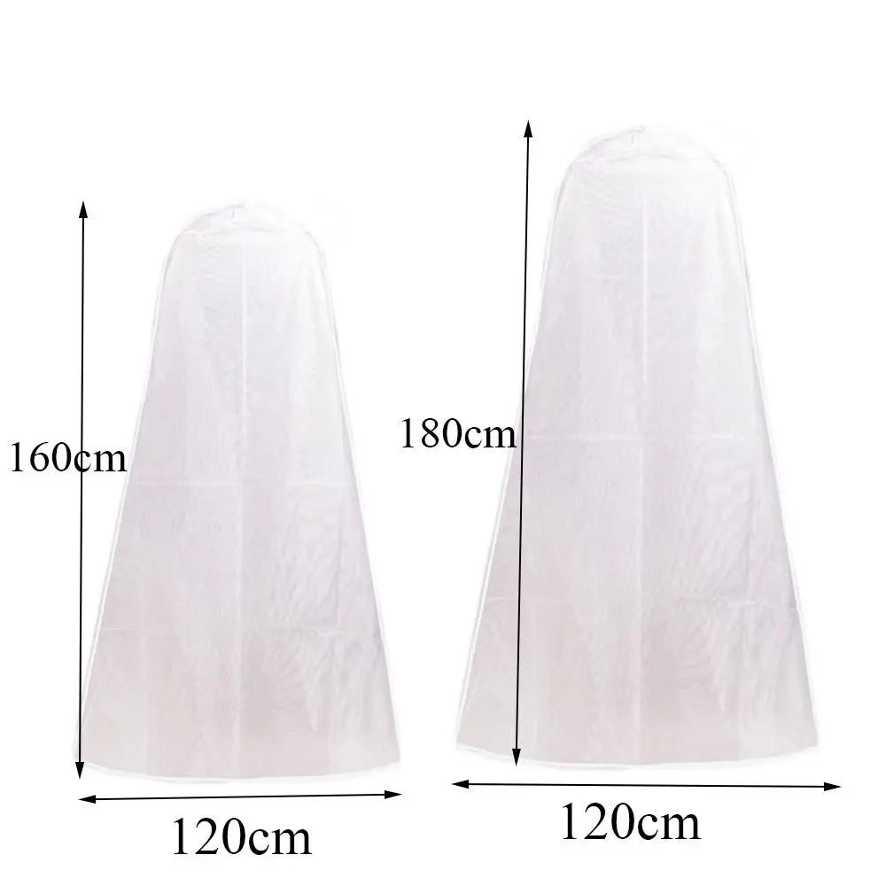 Wedding Dress Garment Protector Dust-proof Covers Bride Gown Storage Bags Clothing Cover Transparent Wardrobe Case