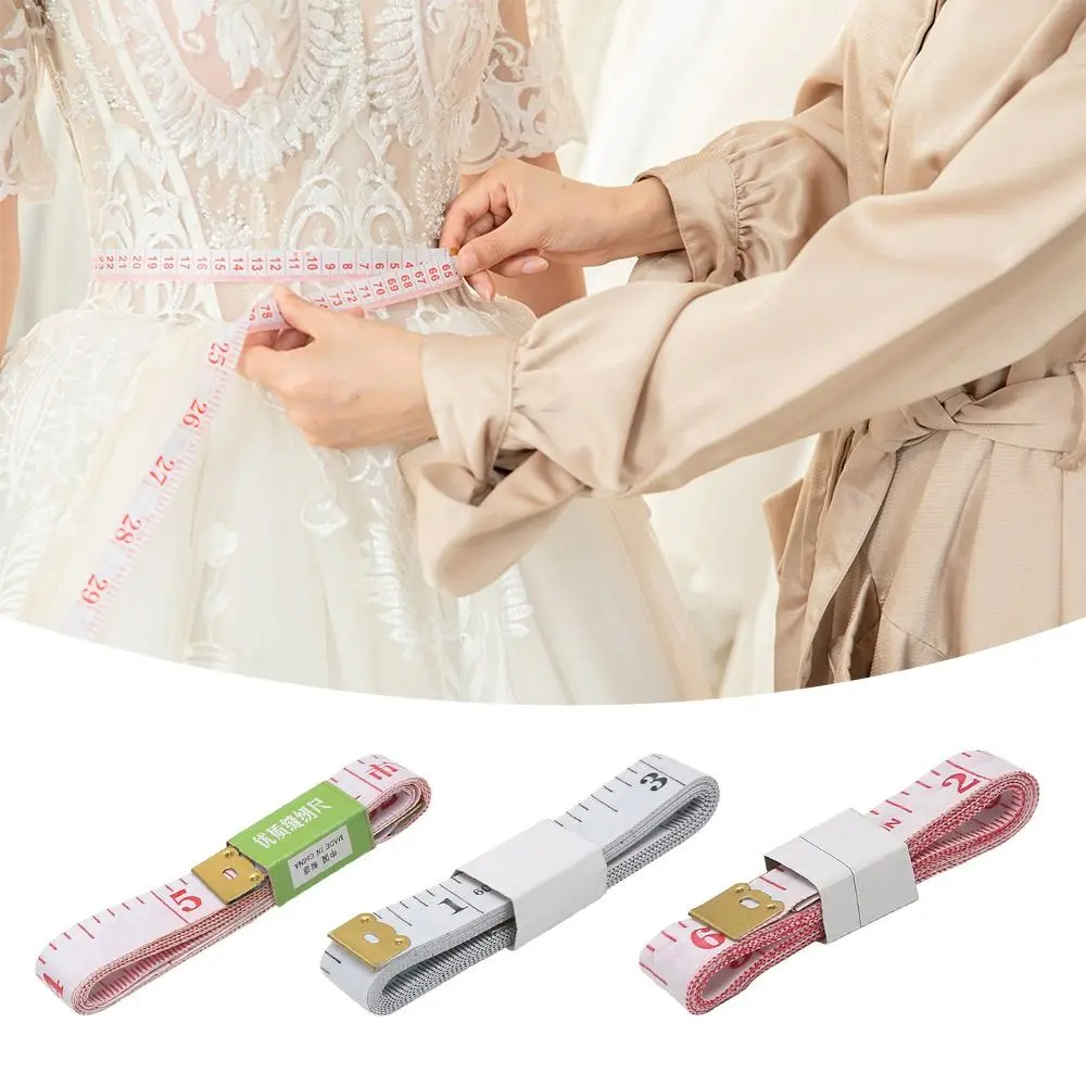 60In Soft Tape Measures Portable Double Scale Body Measuring Ruler Bust Waist Mini Measuring Clothes Tailor Ruler
