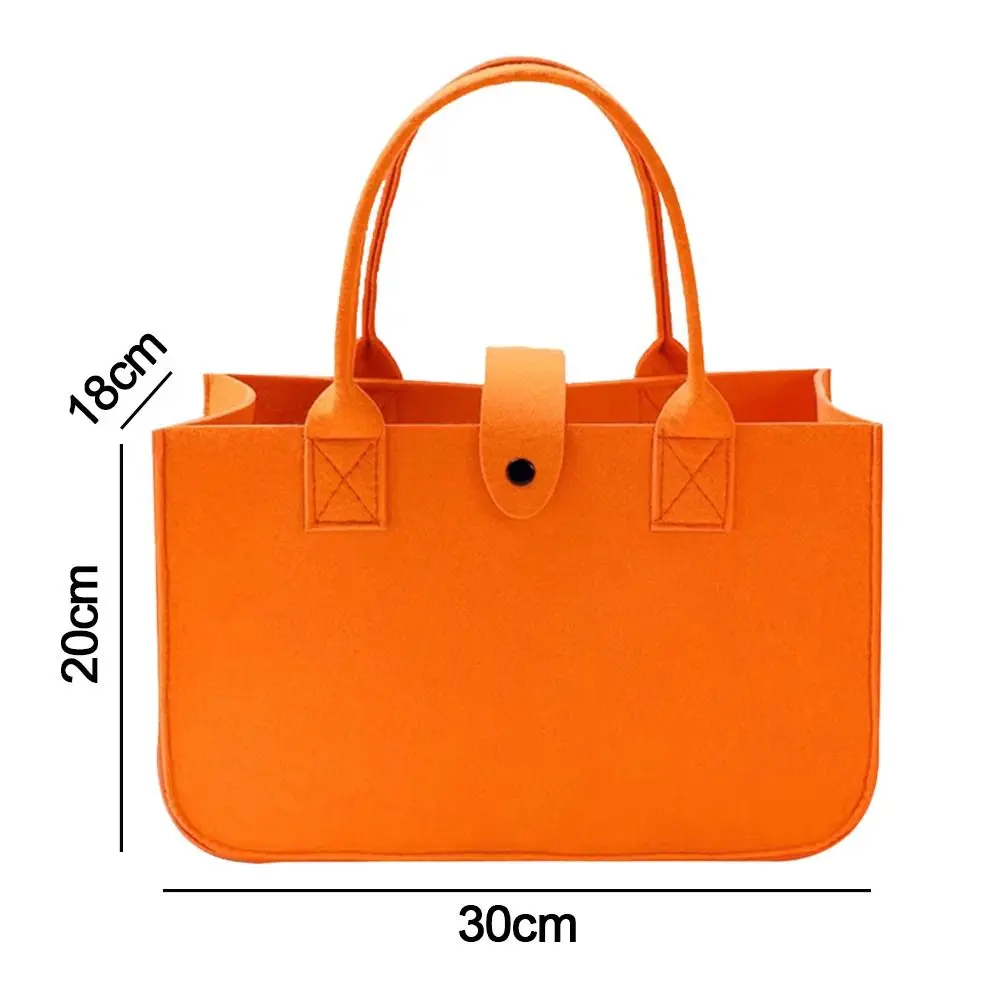 Women Bag Felt Cloth Hand Bag Large Capacity Female Totes Ladies Solid Color Travel Shopping Bags Purses