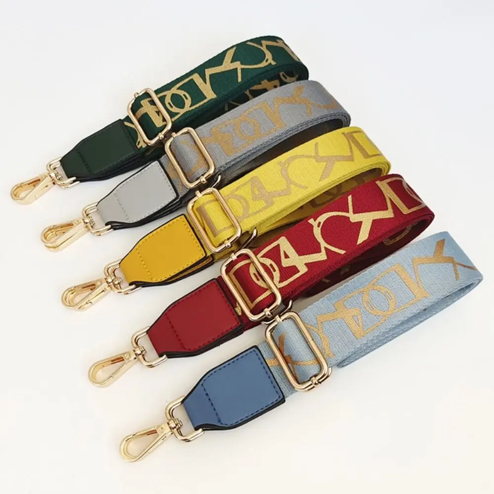 Adjustable Canvas Bag Strap For Handbags Belt 3.8cm Wide Shoulder Strap Replacement Bag Part Accessories