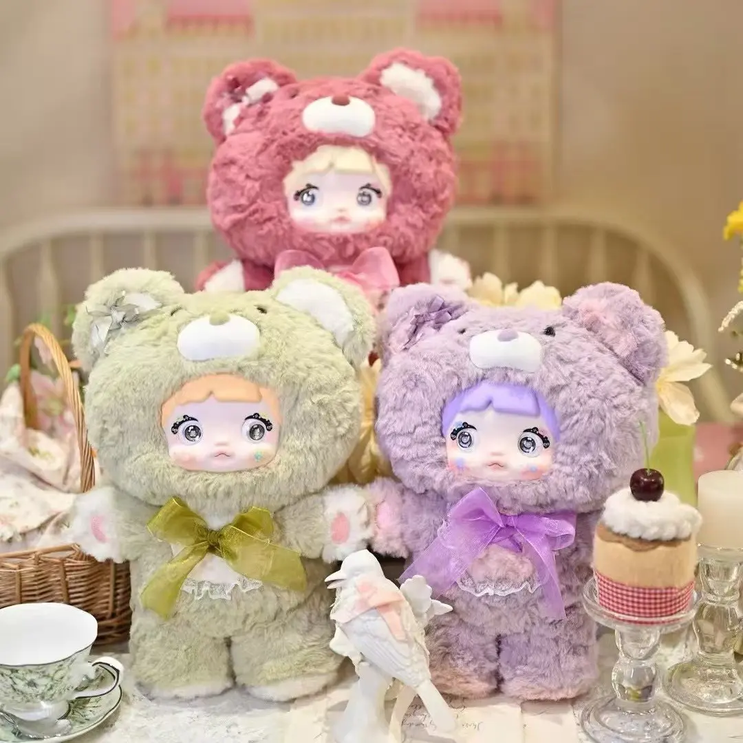 Genuine 400% Nommi Goodnight Bear Series Vinyl Nommi Doll Room Decoration Trend Figure Collection Doll Mystery Surprise Box Gift