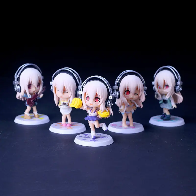 SUPER SONICO THE ANIMATION Anime Figures SUPER SONICO Kawaii Model Doll Peripherals Figures Manga Anime Action Gift Toys Game