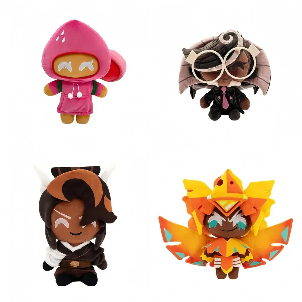 Shadow Milk Cookie Plush Cookie Run Kingdom Plush Toys Statue Doll Collection Room Decoration Kids Toy Friends Birthday Gifts