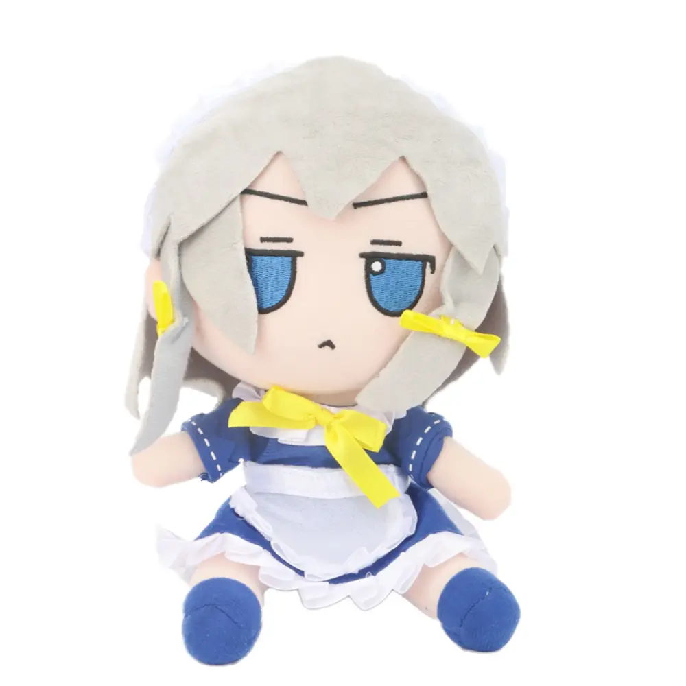 20cm Lovely Touhou Project Alice Usami Renko Tenshi Sakuya Kokoro Anime Peripheral Plush Toys Birthday Daughter's Day Gifts
