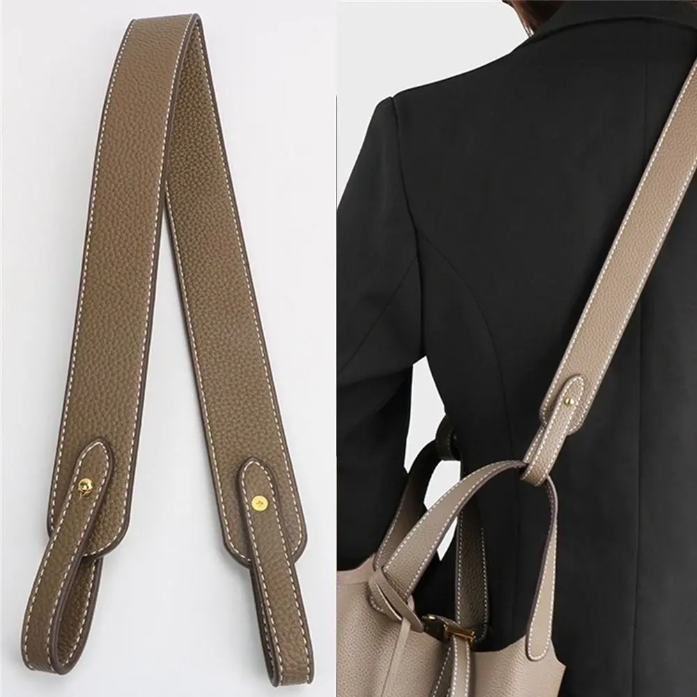 PU Leather Solid Color Bag Strap Women Handbag Belt Wide Shoulder Bag Strap Replacement Adjustable Bag Strap Bags Accessories