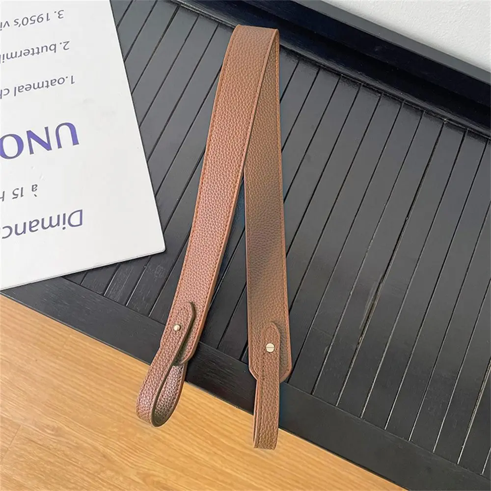 PU Leather Solid Color Bag Strap Women Handbag Belt Wide Shoulder Bag Strap Replacement Adjustable Bag Strap Bags Accessories