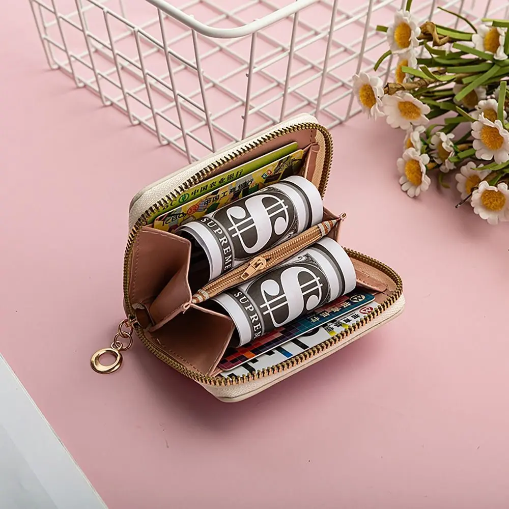 Vintage Capybara Money Coin Purse Zipper Credit Card Holoder PU Leather Wallet INS Style Money Bag for Girls Students Gift