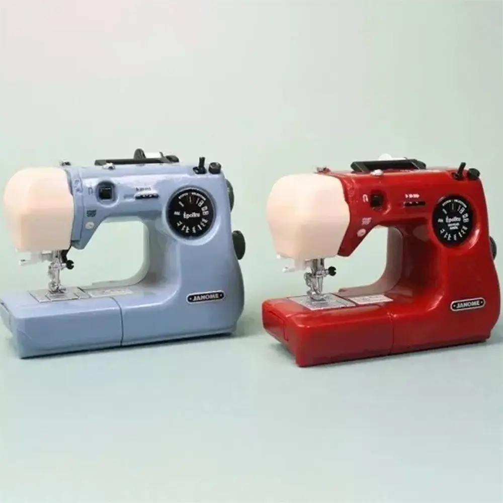 Portable Sewing Machine Mini Electric Household Crafting Mending Overlock 12 Stitches with Presser Foot Pedal For Beginners