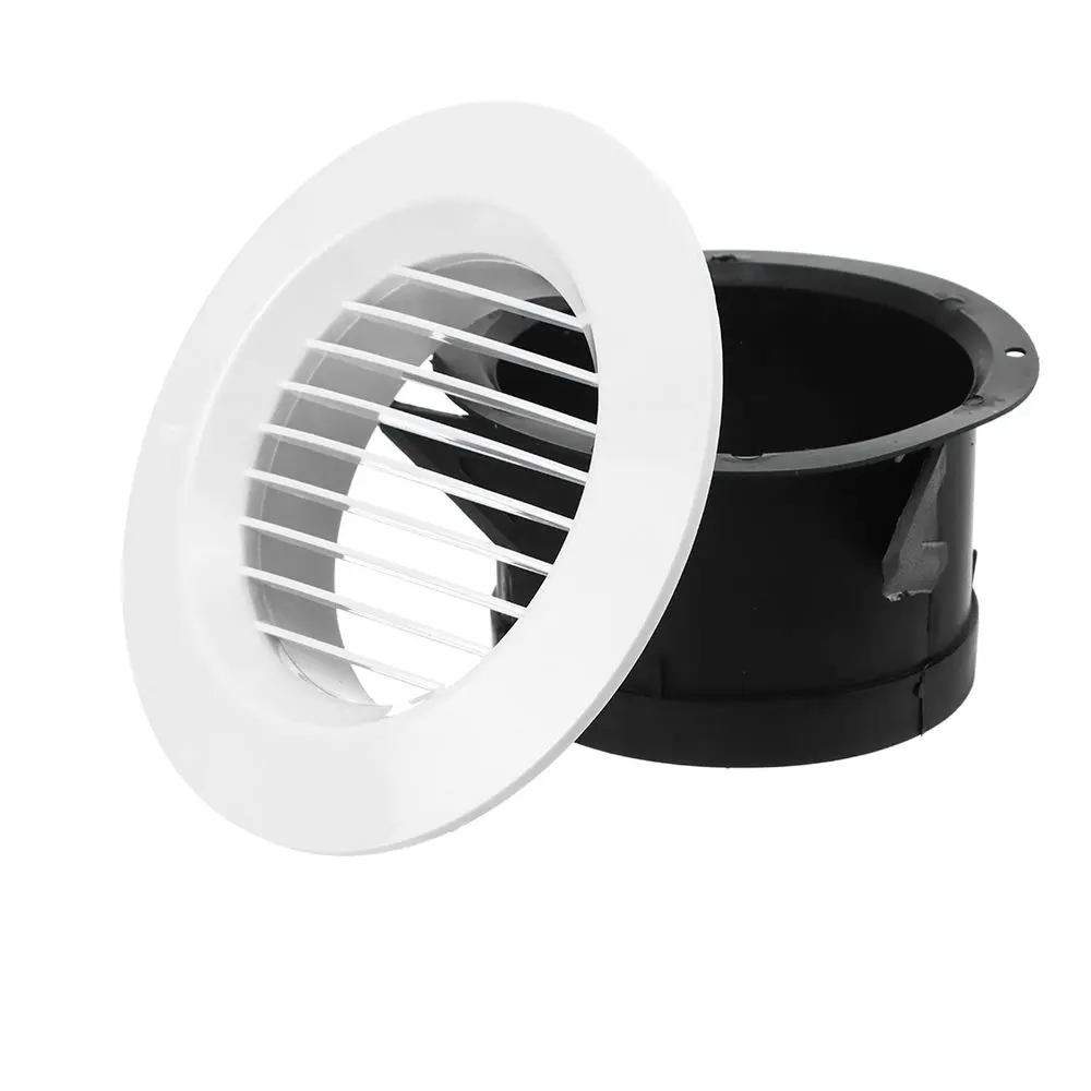 Various Shapes  Air Vent Extract Valve Grille Air Circulation Vents Cover 100/150mm Round Ducting Ventilation Cover Accessories