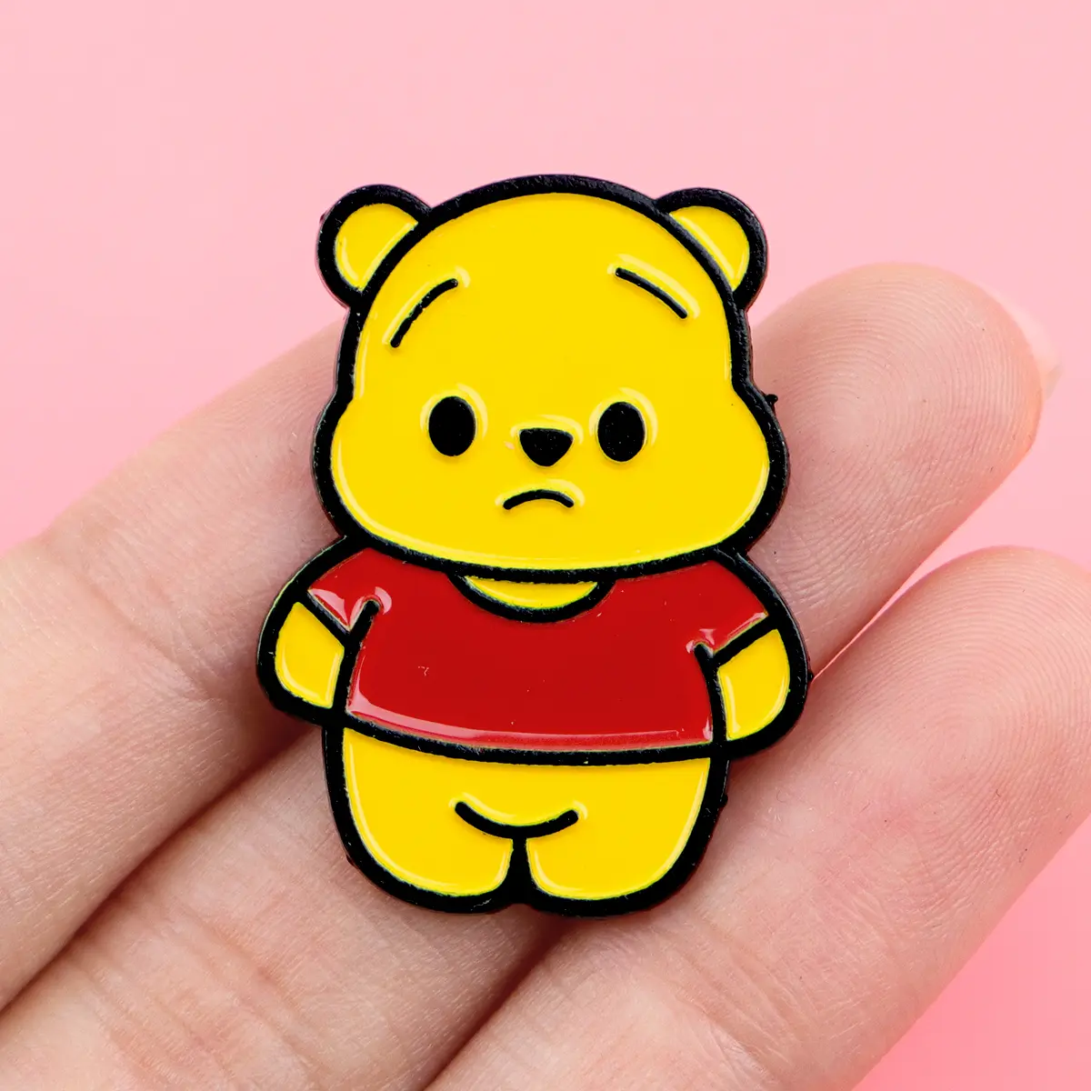 Cute Cartoon Yellow Bear Dog Enamel Pin Cartoon Badges on Backpack Kids' Brooches Lapel Pins Cosplay Accessories Toys Gifts