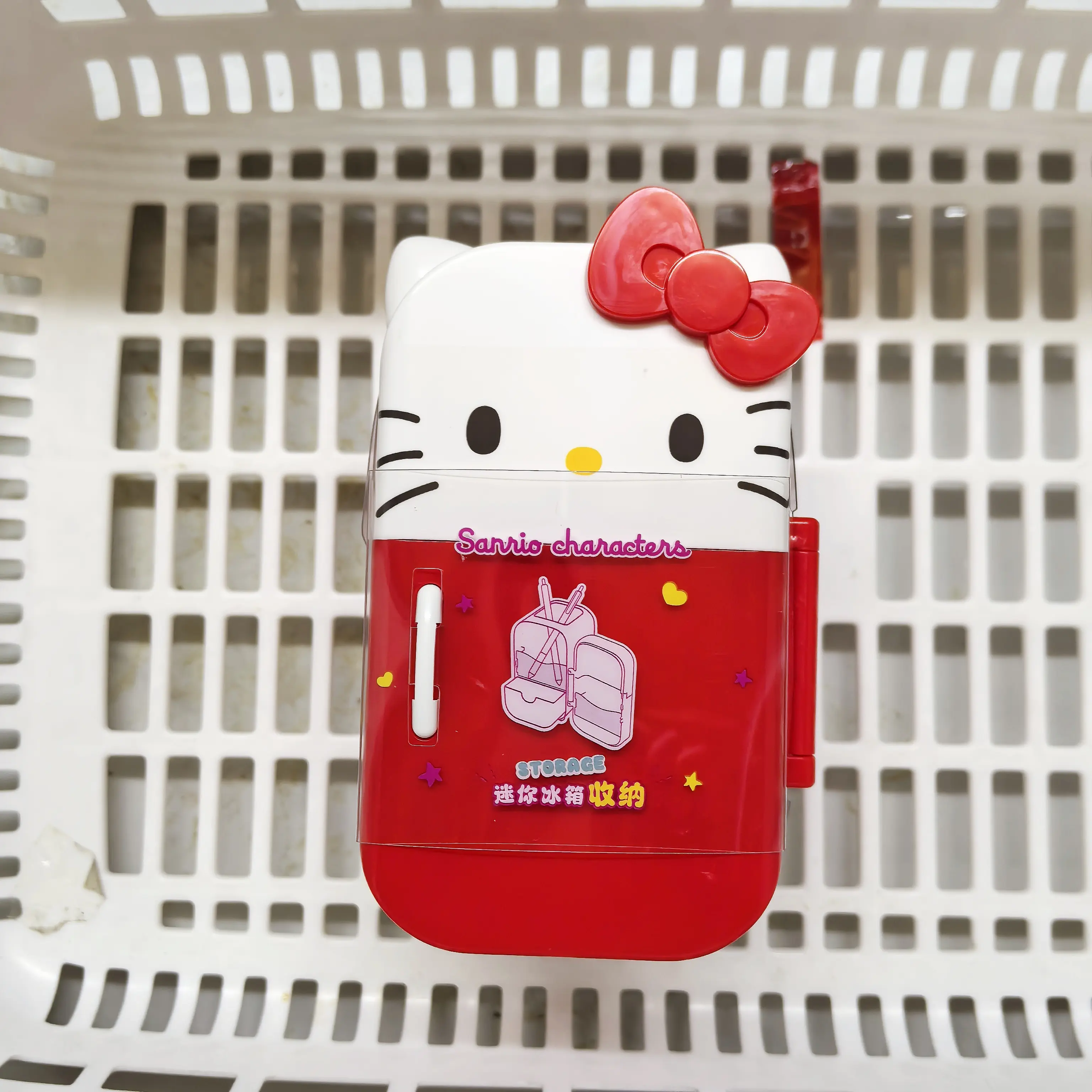Official Melody Cinnamoroll Characters Refrigerator Storage Box Stackable Drawer Organizer for Kitchen Home Decor