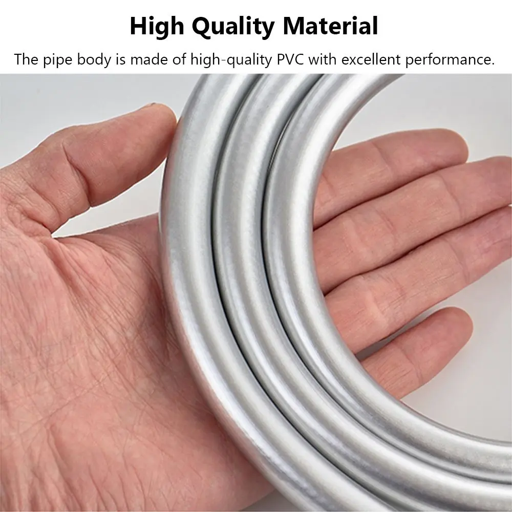 High Pressure PVC Handheld Shower Hose Universal Flexible Anti Winding Explosion-proof Shower Tube Bathroom Accessories