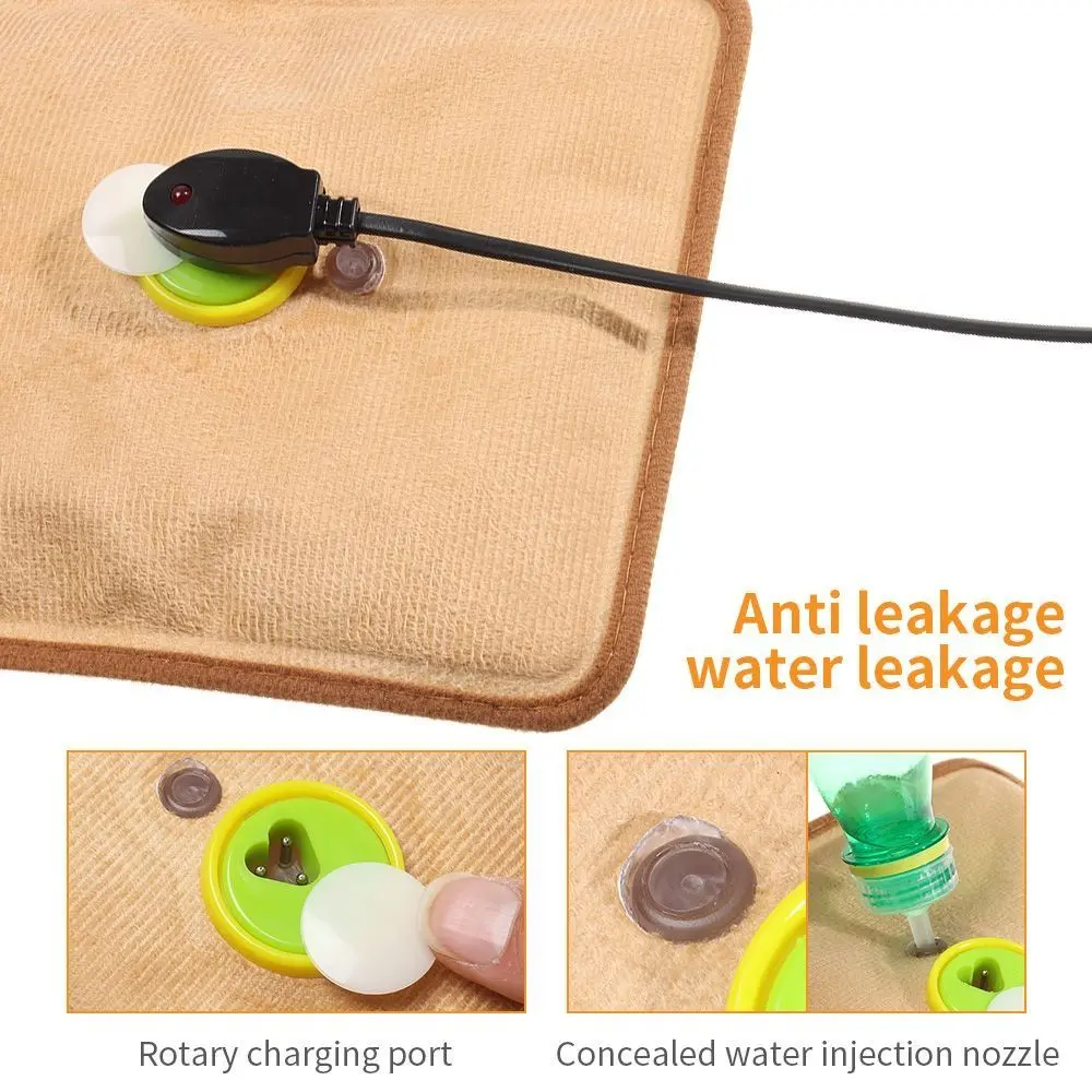 Random Color Hand Warmer Electric Hot Water Bottle Rechargeable Winter Home Warming Bag Warm Handbag
