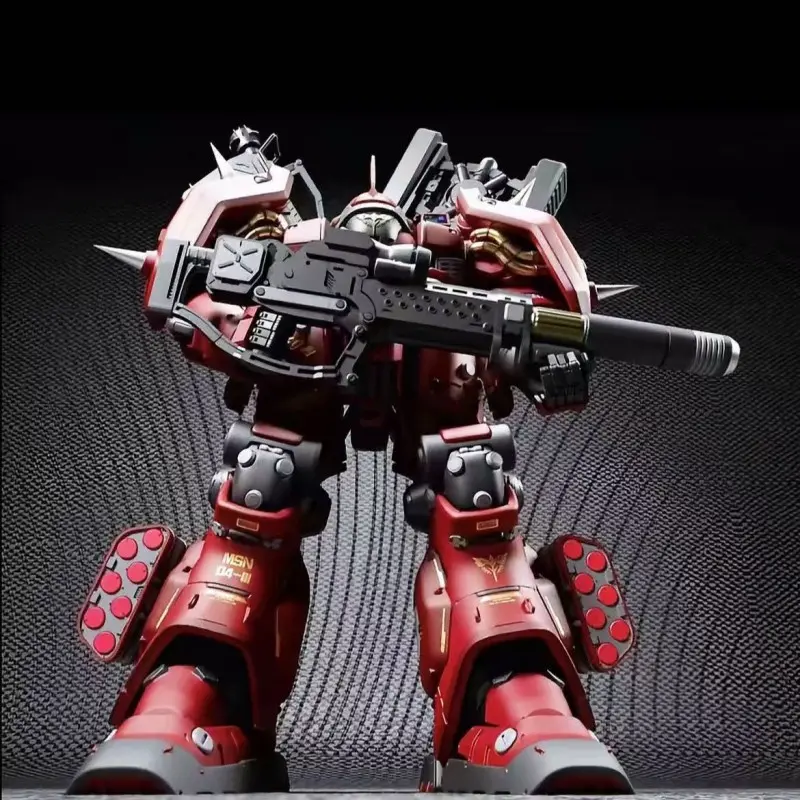 CHIXING MG 1:100 Hades ZAKU With a preparation platform gold water stamping and metal nail special Assembly Model Pre-sale