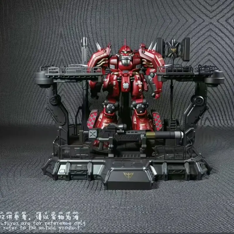 CHIXING MG 1:100 Hades ZAKU With a preparation platform gold water stamping and metal nail special Assembly Model Pre-sale