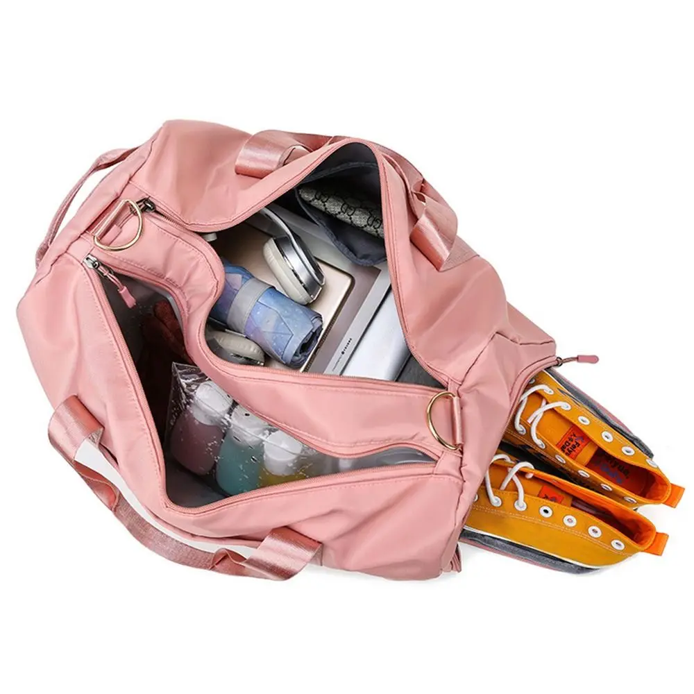 Women Sport Duffle Bag Travel Handbag Overnight Weekend Gym Yoga Luggage Bags