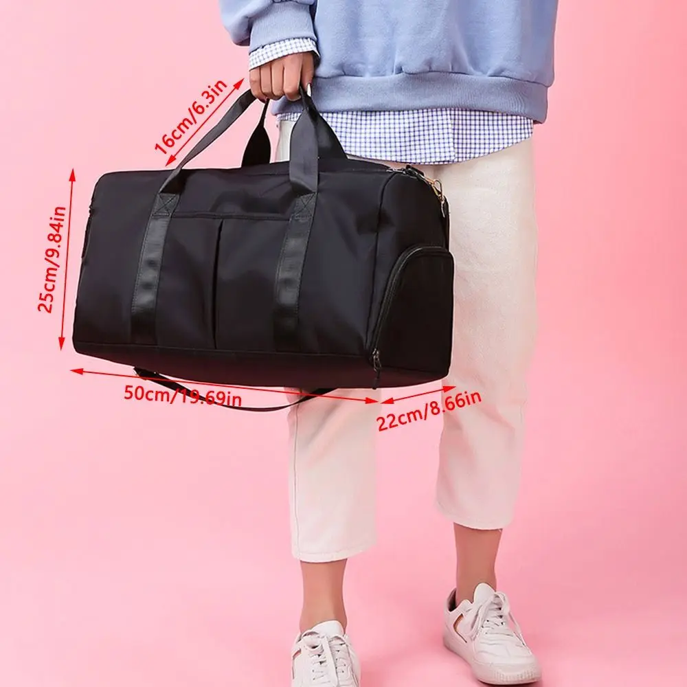 Women Sport Duffle Bag Travel Handbag Overnight Weekend Gym Yoga Luggage Bags