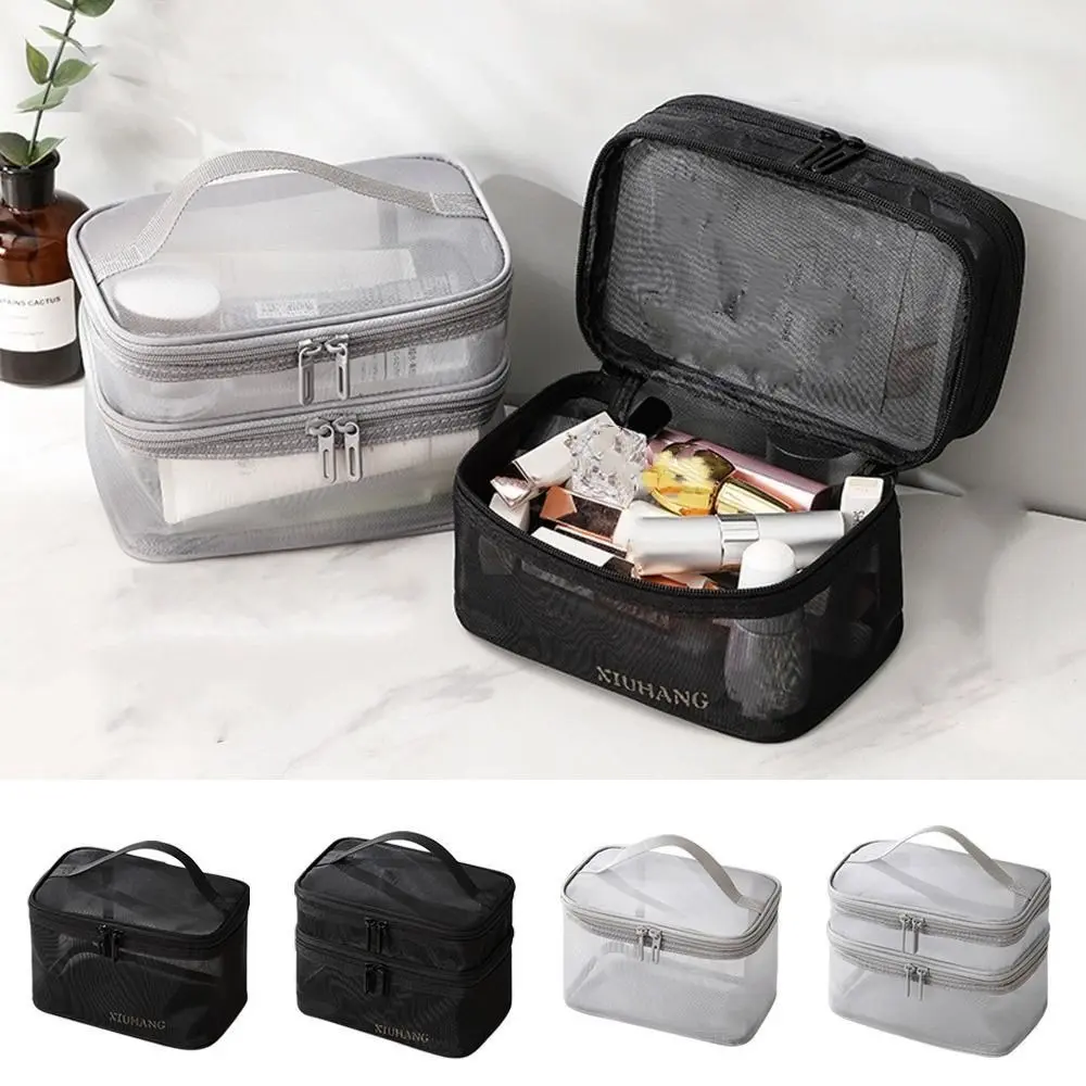 Large-capacity Cosmetic Bag Travel Convenient Toilet Bag  Outdoor Travel Storage Bag Waterproof Women Makeup Case New