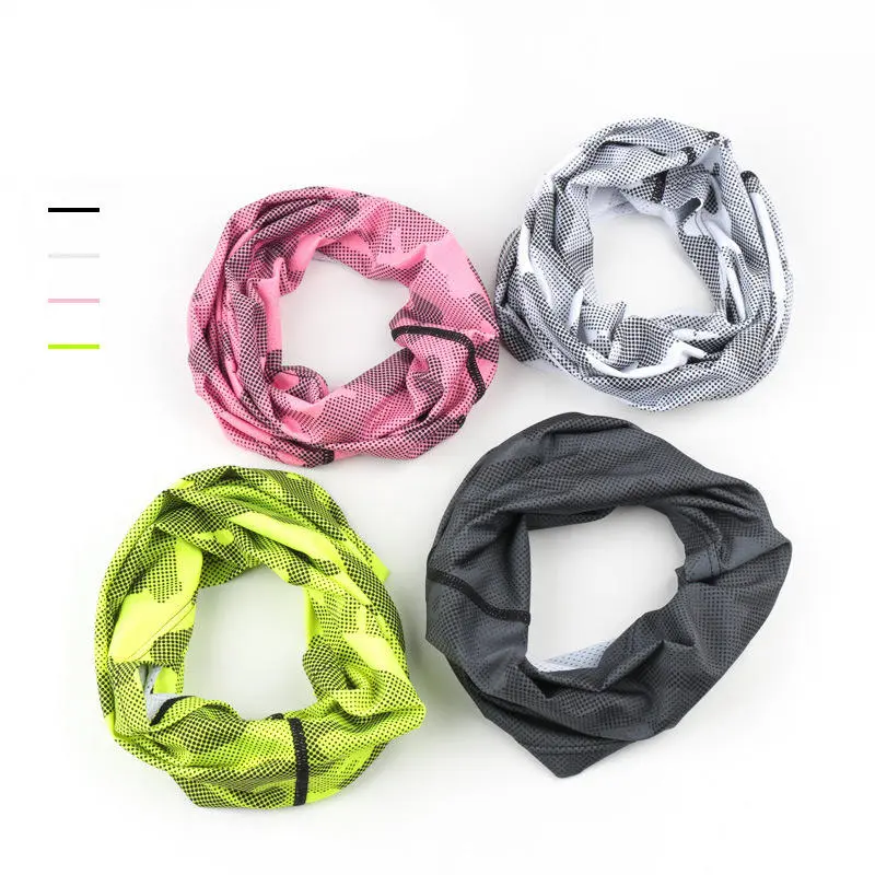 Ice Silk Face Cover Mask UV Protection Scarf Neck Tube Quick-drying Outdoor Fishing Cycling Magic Motorcycle Breathable Bandana