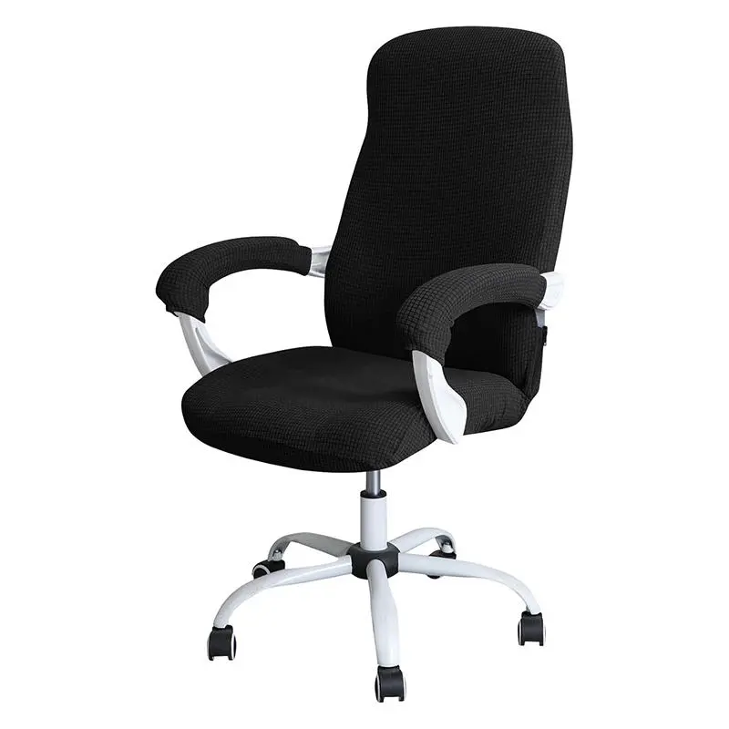 1 Pair Universal Elastic Zip Armrest Covers Removable Spandex Chair Arm Rest Covers Computer Office Elbow Arm Rest Protector