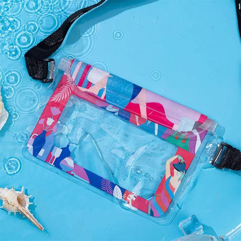 Universal Phones Waterproof Pouch Adjustable Large Waterproof Bag Waterproof  Waist Bag Underwater Swimming Storage Bags