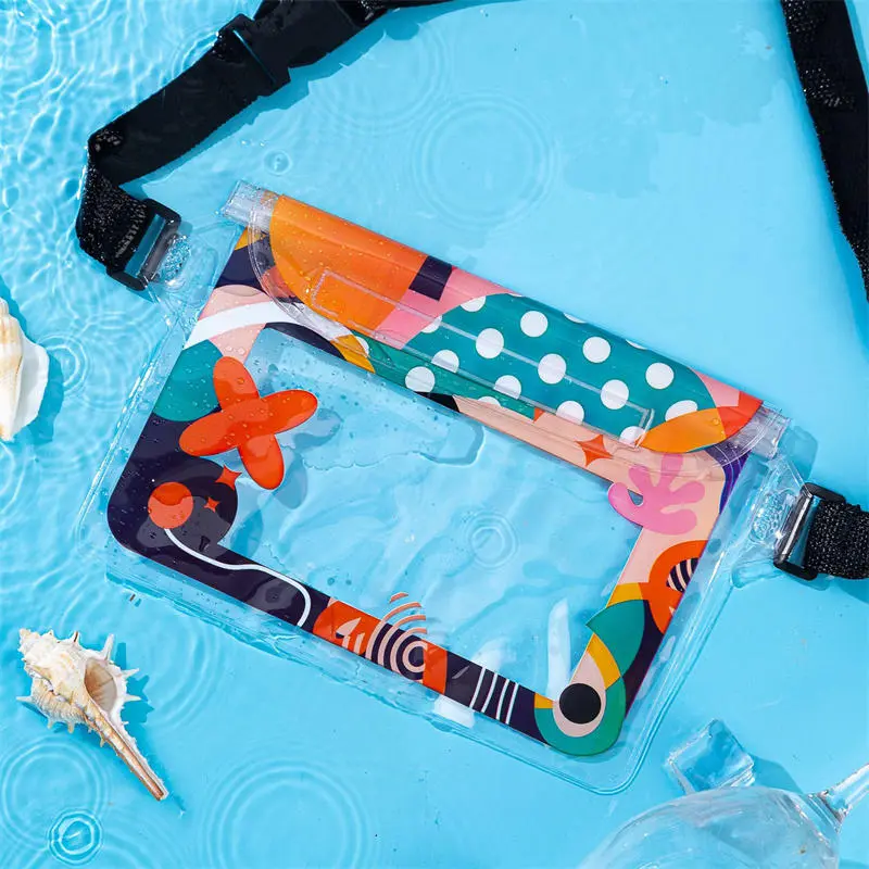 Universal Phones Waterproof Pouch Adjustable Large Waterproof Bag Waterproof  Waist Bag Underwater Swimming Storage Bags