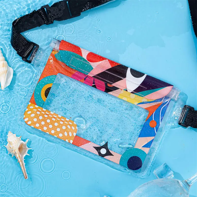 Universal Phones Waterproof Pouch Adjustable Large Waterproof Bag Waterproof  Waist Bag Underwater Swimming Storage Bags