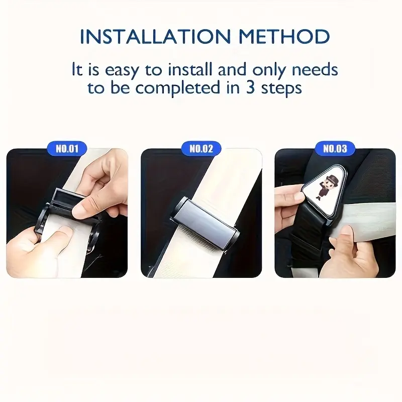 1/2pcs Adjuster Children Kid Car Safety Belt Universal Car Baby Safety Seat Strap Belt Buckle Seat Belt Correction Tape