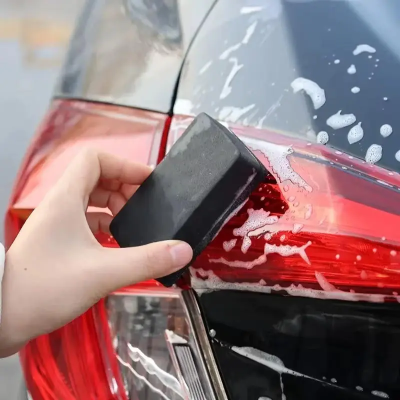Car Magic Clay Bar Pad Decontamination Sponge Car Detailing Sponge Block Cleaning Smooth Eraser Wax Polish Pad Car Cleaning Tool