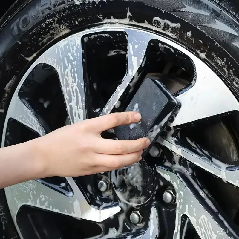 Car Magic Clay Bar Pad Decontamination Sponge Car Detailing Sponge Block Cleaning Smooth Eraser Wax Polish Pad Car Cleaning Tool
