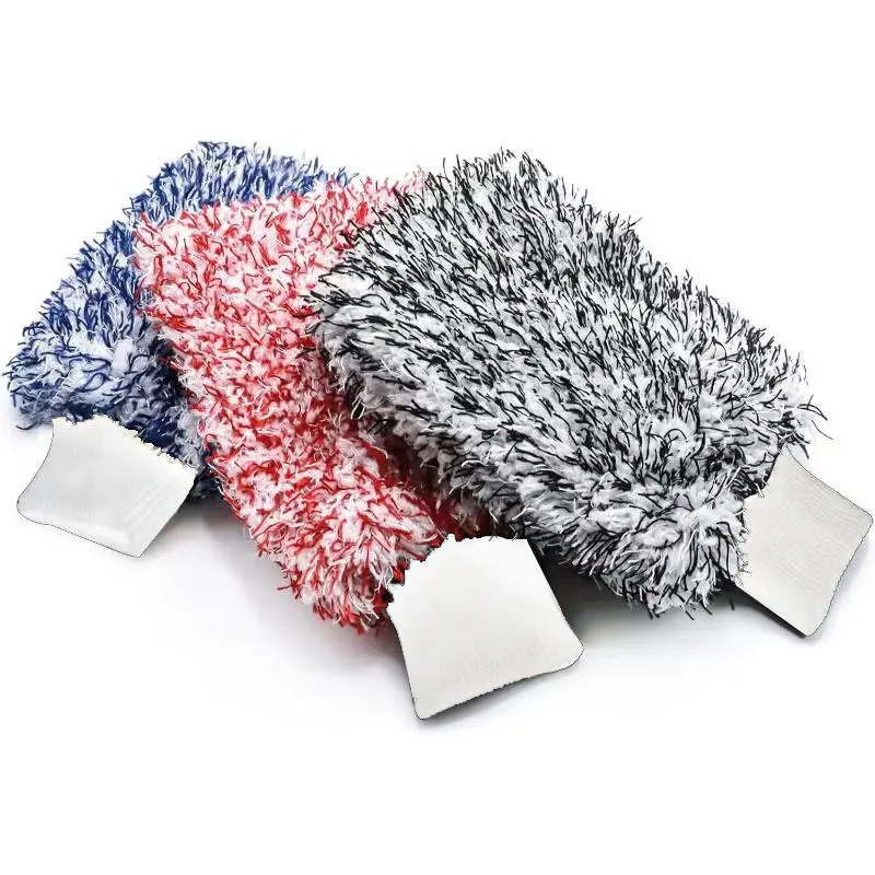 Car Wash Microfiber Wheels Brush Non-Slip Ultra Soft Car Cleaning Gloves Car Wheel Brushes Car Accessories Cleaning Towel