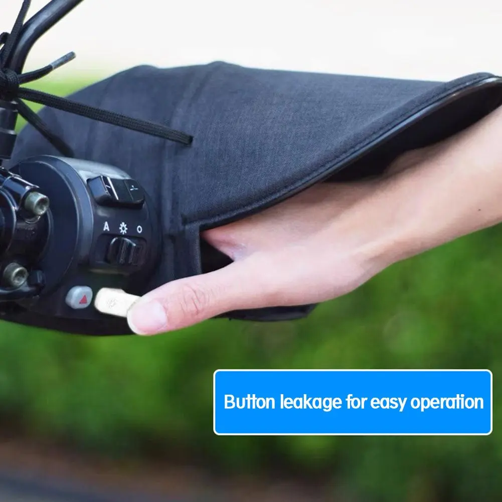 Motorcycles Handlebar Gloves For E-bike Motorcycles Outdoors Sun Protection Windproof Waterproof Handlebar Cover Accessories