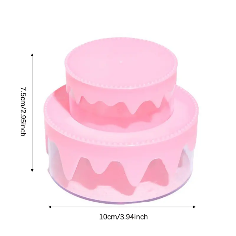Fantasy Sweet Cream Cake Box Handmade DIY Storage Box Children's Home Embryo Production Double Layers Plastic Boxes Organizer