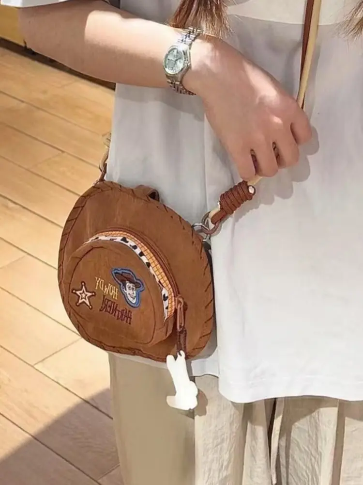 Kawaii Toy Story Inspired Cowboy Hat Messenger Bag Novel Mobile Phone Wallet As A Gift for Friends and Family