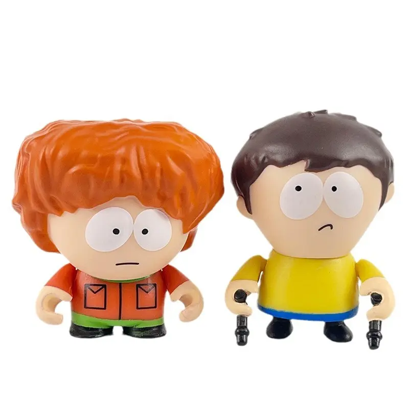6Pcs/Set South Park Anime Figure The Stick of Truth Kenny McCormick Stan Marsh Cute Lovely Dolls American Band Ornaments