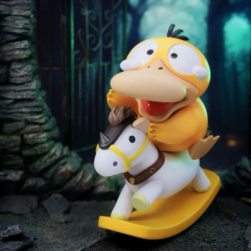 Swinging Ducks Cosplay Pets Cute and Adorable Pok É Mon Figurines Geng Gui Dolls Models Car Ornaments Decorations Holiday Gift