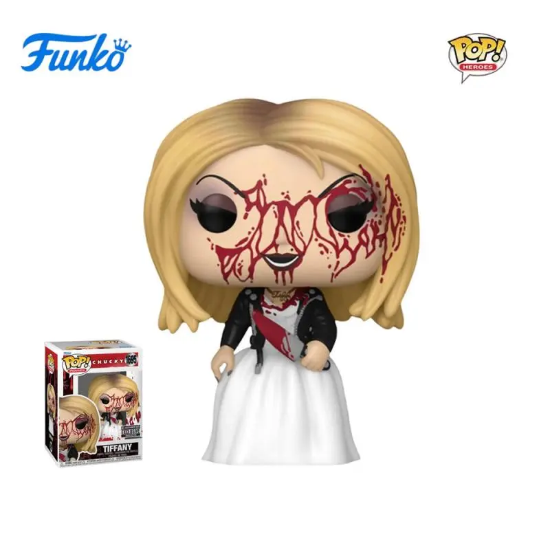 New FUNKO POP Original Classic Anime Cartoon Bride of Chucky Chachi Tiffany Toys Figures Collection Model Toys birthday Gifts
