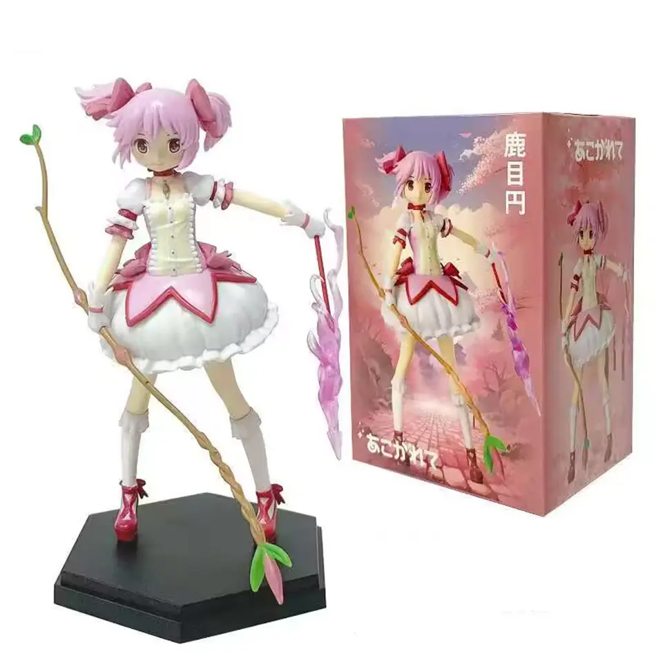 Anime Puella Magi Madoka Magica Figure 17cm Akemi Homura Action Figural Pvc Model Kawaii Decoration Doll Kids Toy Christmas Gift