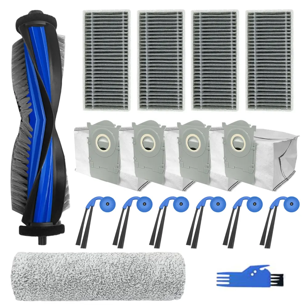 Filter Dust Bags Kit For Ecovacs For Deebot X9 Pro For Omni Replacement Kit Main Brush Dust Bags Mop Roller & Filters