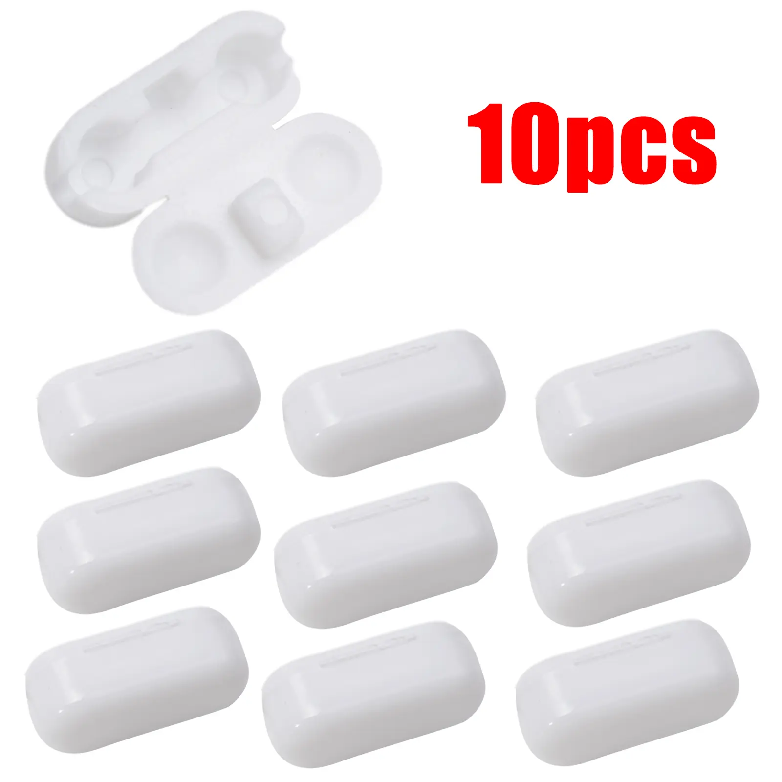 10/20/30 Pcs Bead Buckle Curtain Blinds Roller Blinds Bead Chain Bead Buckle Vertical Blinds Accessories Plastic 10 Ball Chain