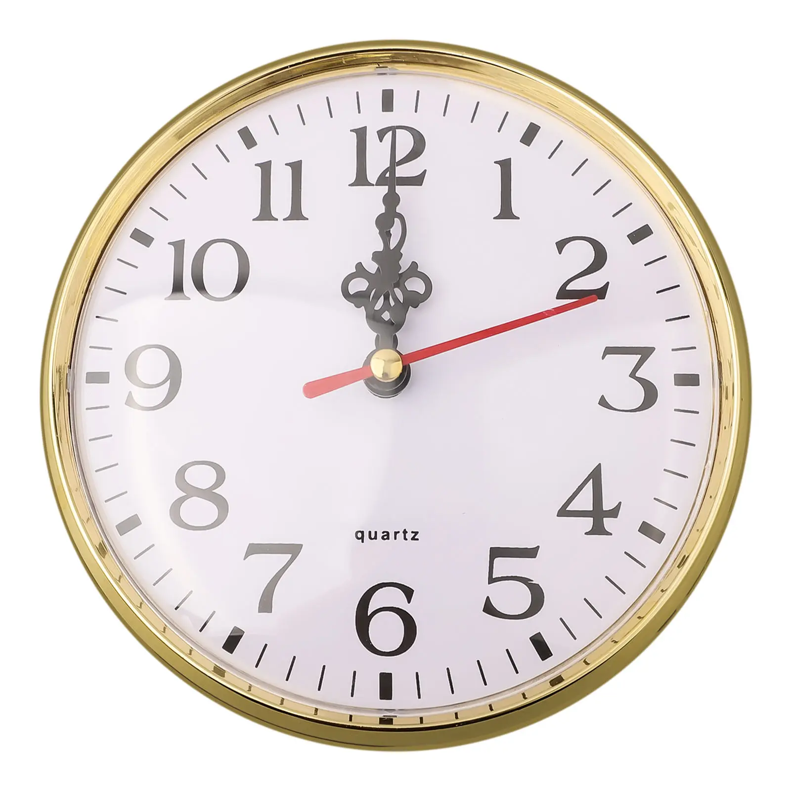 130MM Classic Clock Craft Quartz Movement  Round Clocks Head Insert Roman Number Mayitr Little Clock Arabic Numbers Home Decor