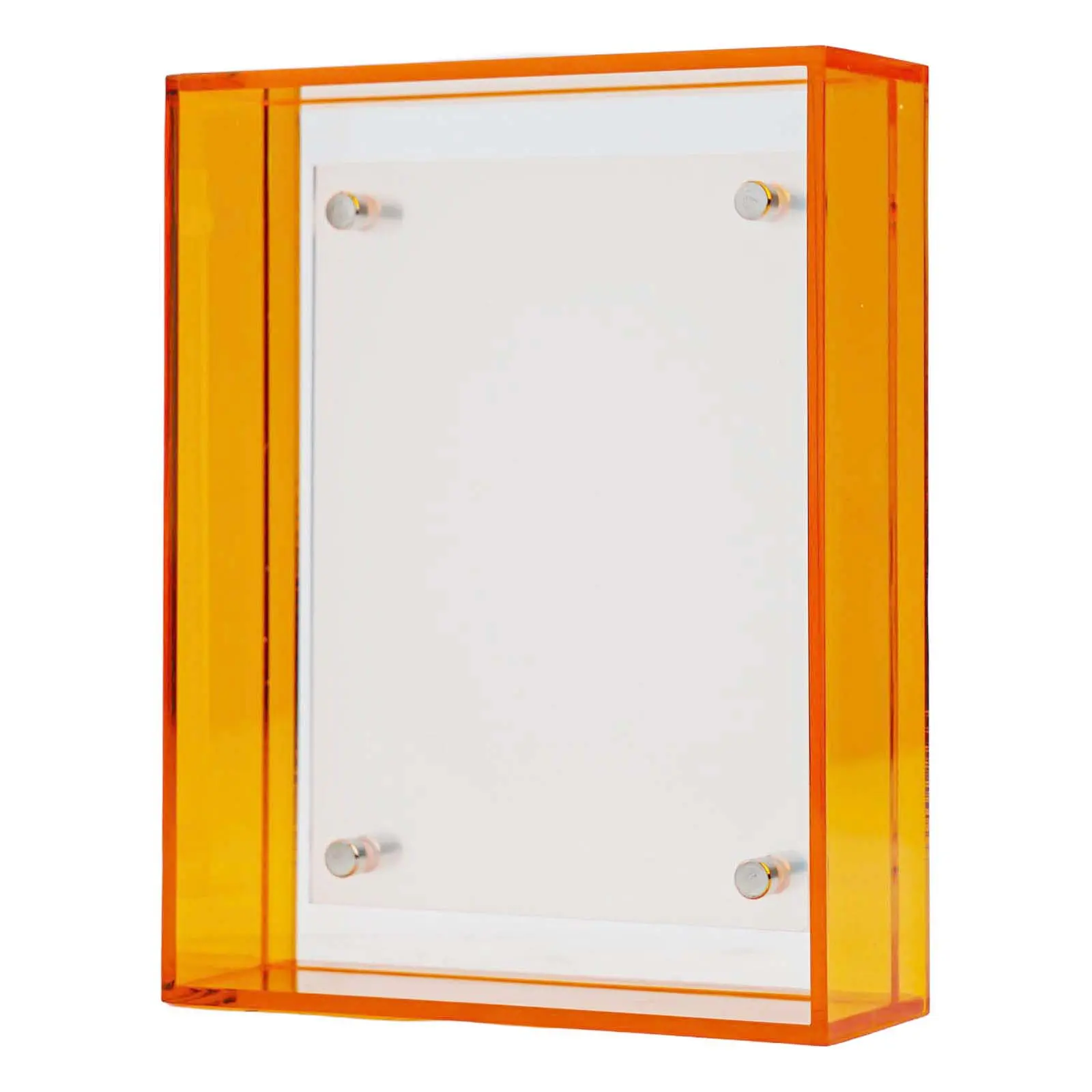 Easy To Assemble Tabletop Display Acrylic Picture Frame DIY Frame Auxiliary Installation Tools Frameless Picture Holder