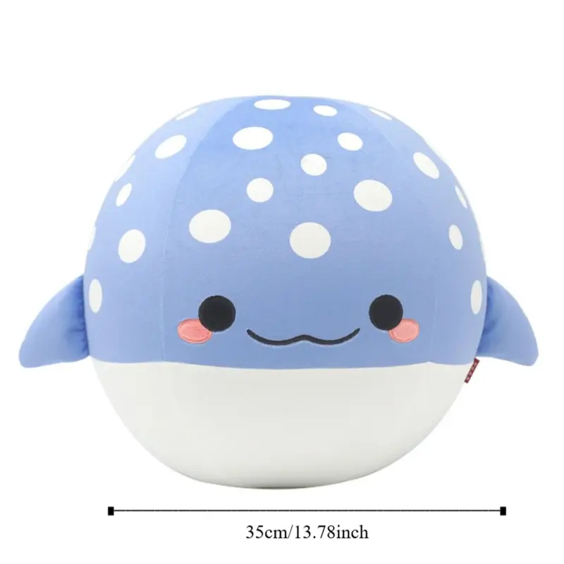 Cartoon Design Inflatable Plush Pillow Children's Size Inflatable Material Spherical Inflatable Toy 35cm Plush Doll Fitness Ball