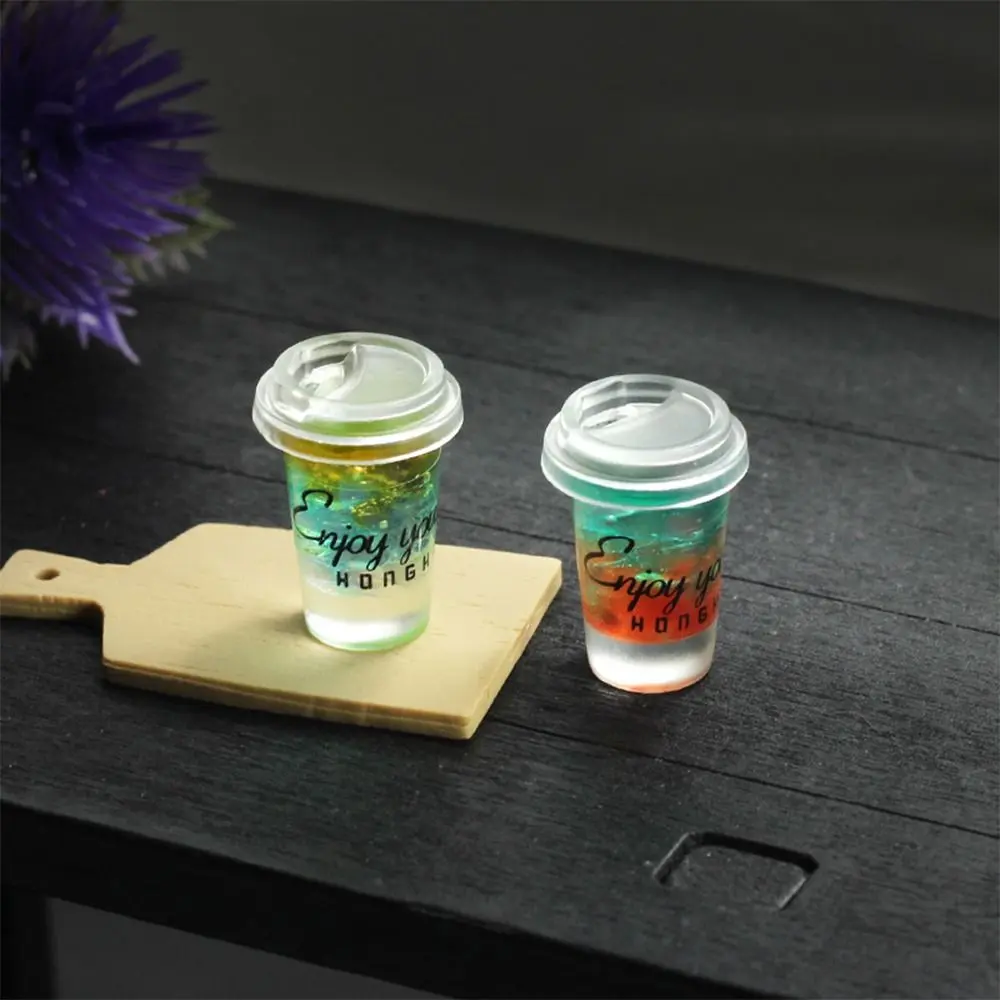 1/6 1/8 1/12 Dollhouse Drinks Dessert Multicolor Juice Doll Drinking Cup Model Scene Model Playing House Miniature Ice Cream