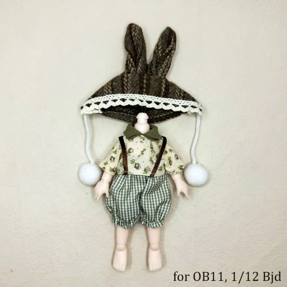 Cute 16~17cm BJD Doll Clothes High Quality Handmade Doll Accessories Adorable Clothing DIY Girls Gifts for OB11, 1/12 Bjd