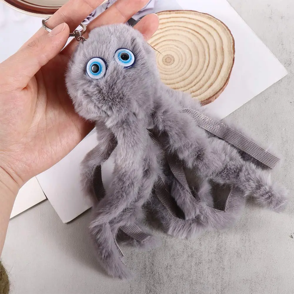 Sea Animals Interior Accessories Stuffed Animal Plush Octopus Keychains Plush  Octopus Keyring Stuffed Keychain Plush Pendant